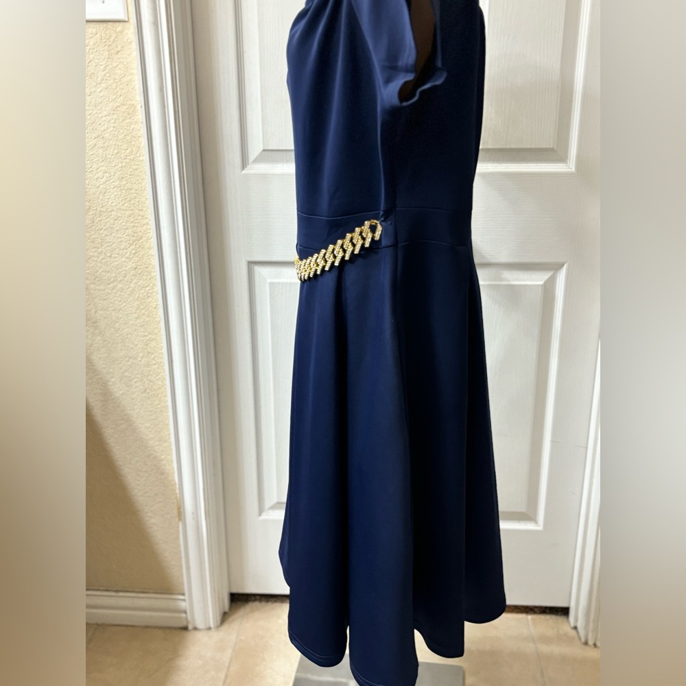 Blue cocktail Dress - Size XL - Picture 8 of 8